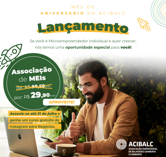 Acibalc lança campanha de adesão para Microempreendedores Individuais no mês aniversário da entidade 