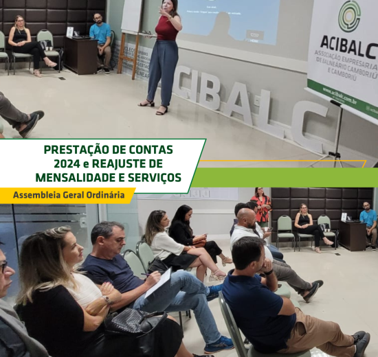 Associados da ACIBALC aprovam contas e reajuste de 5%
