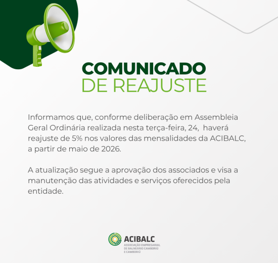 Associados da ACIBALC aprovam contas, orçamento e reajuste em Assembleia