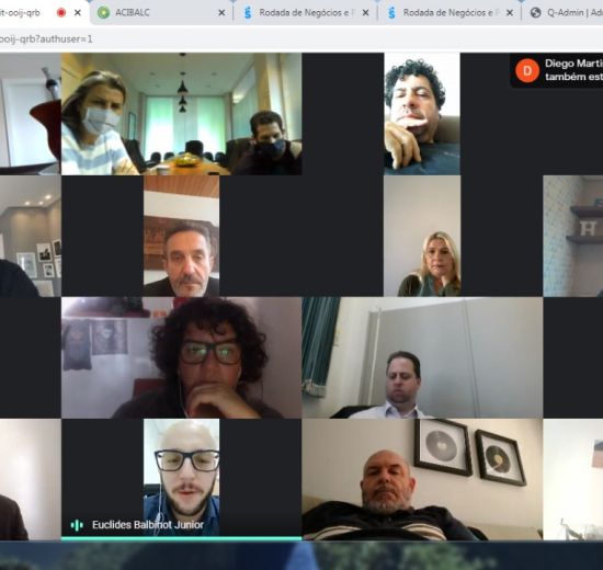 Diretores e Coordenadores de Núcleo da Acibalc se encontram em integrada online