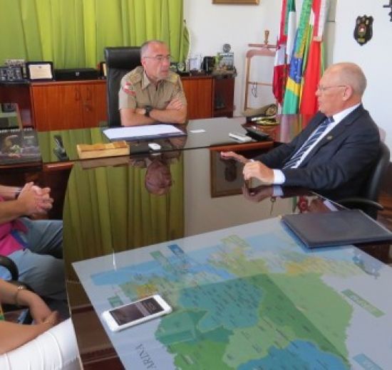  Facisc e Comando Geral da Polícia Militar se unem em prol da segurança catarinense 