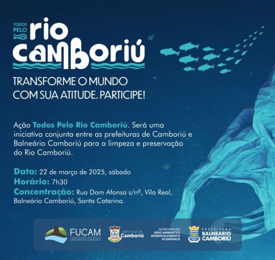 Núcleo de Cooperativismo da ACIBALC apoia ação de limpeza do Rio Camboriú