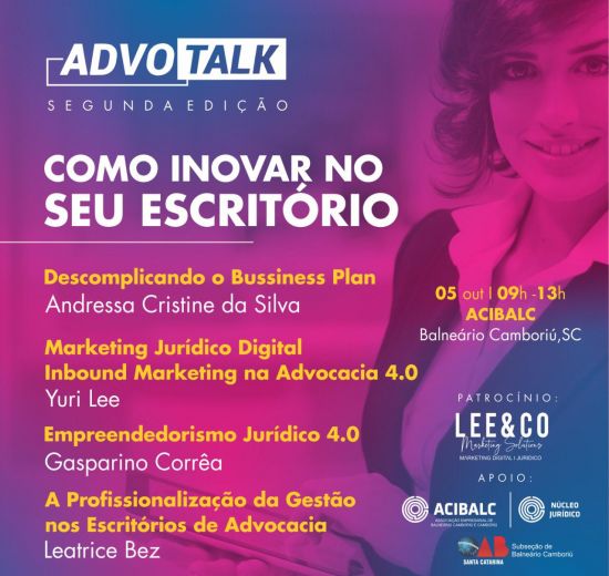 Núcleo Jurídico promove 2º ADVOTalk 